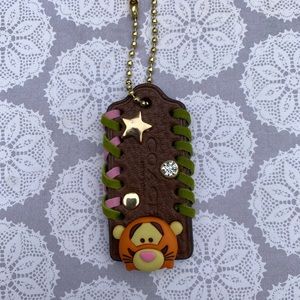 Coach Custom Disney Tsum Tsum Tigger Hang Tag
